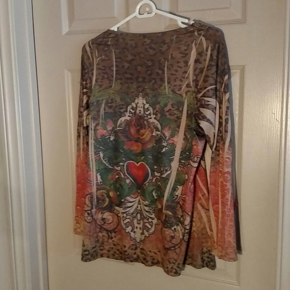 Carol Little Embellished Tunic XL - Picture 5 of 5